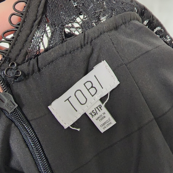 TOBI Black Mini Dress - Picture 4 of 5
